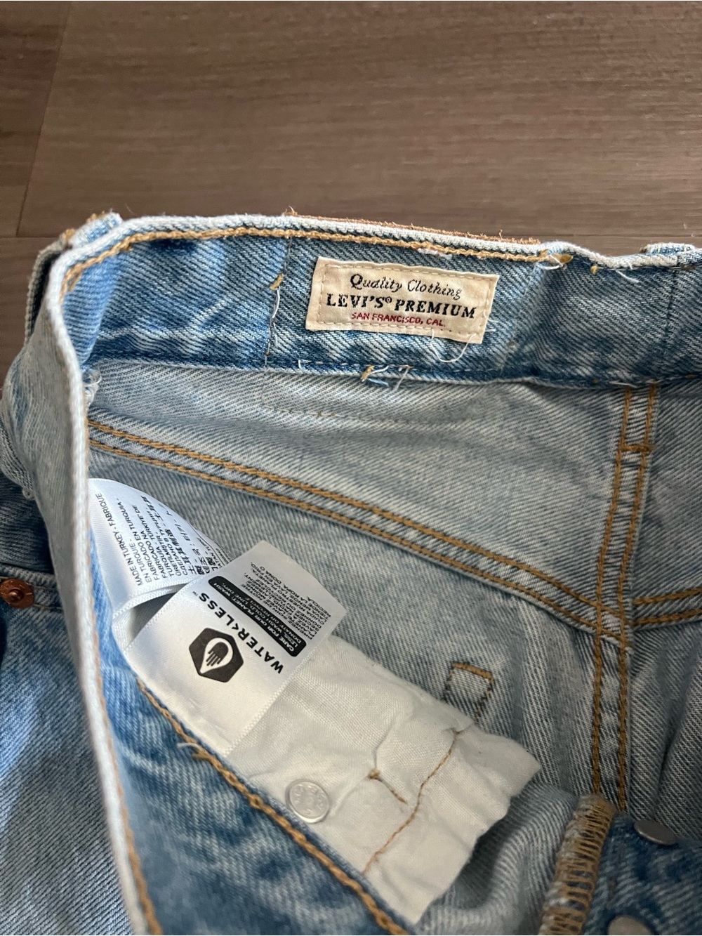 Light Blue Women’s Straight Fit Jeans - Picture 6 of 6
